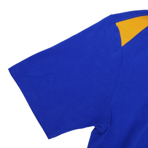 C-Buk Cutter Buck Polo Golf Shirt Mens Size XXL Top Short Sleeve Blue Gold - Picture 5 of 12